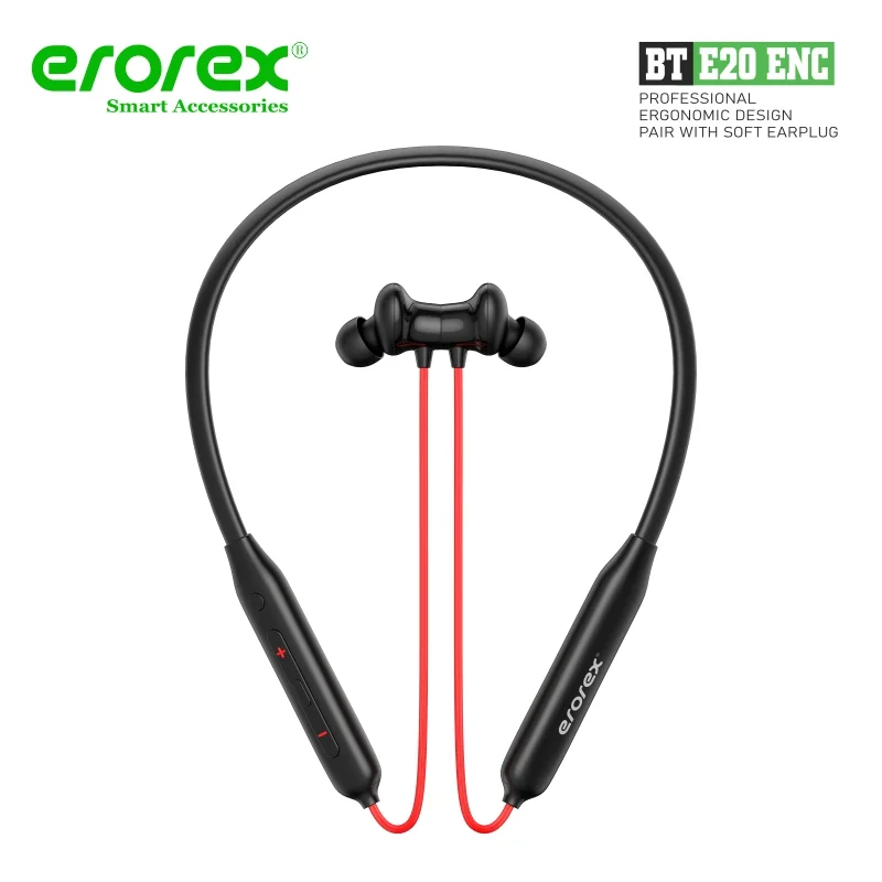 BT-E20 ENC Wireless Bluetooth 5.3 Neckband Music Call Player - Image 3