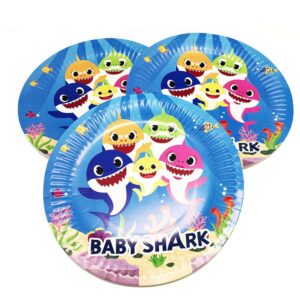 Character Birthday Plates 10 Pcs Set Disposable Party Plates Fun & Colorful