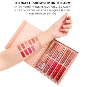 12 Colors HANDAIYAN Matte Liquid Lipstick Set