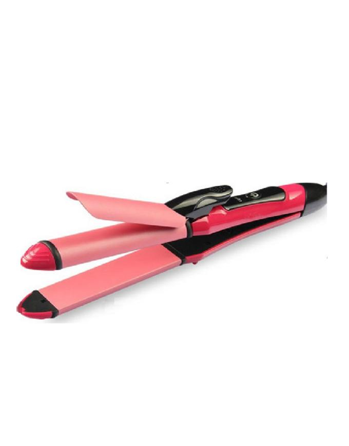 2-in-1 Nova Hair Straightener and Curler – Dual-Use Styling Tool
