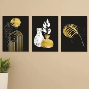 Set Of 3 Sticky Wooden Canvas Frames