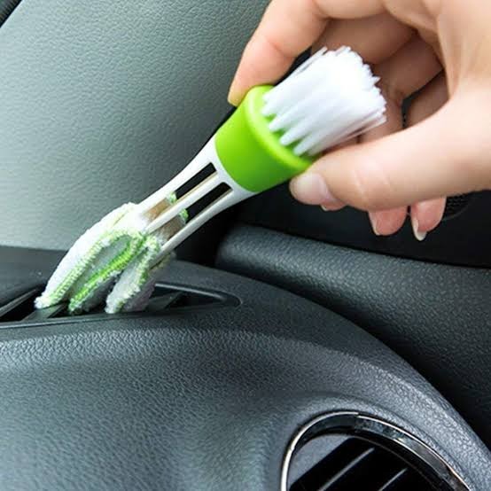 2-in-1 Car Air Conditioning Vent Cleaning Brush - Multi-Functional Microfiber Detailing Tool - Image 4