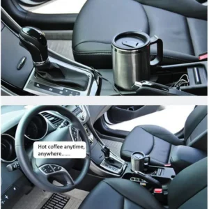 12 Volts 450 ml Heated Travel Mug Coffee /Tea/Soup Cup Car Charging