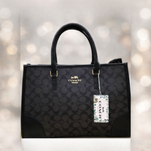 Coach Signature Print Tote Bag