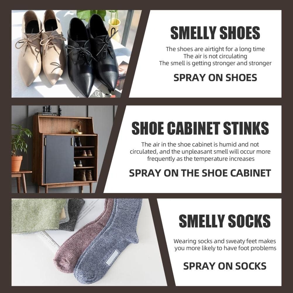 Footwear Deodorant Spray Shoe Deo Odor Control Fresh Spray (100ml) - Image 3
