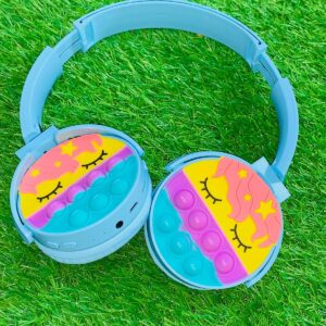 Cute Pop It Wireless Bluetooth Headphones Foldable Headset