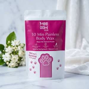 Meeoow Club 10 Min Painless Body Wax Powder – Mogra Scented Herbal