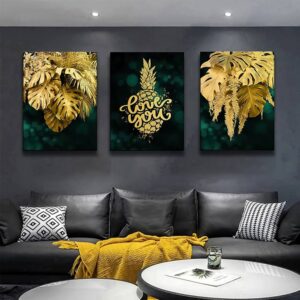 3 Pc Phototiles Wall Art Set Elegant Self‑Adhesive Smooth Finish Size 8x11