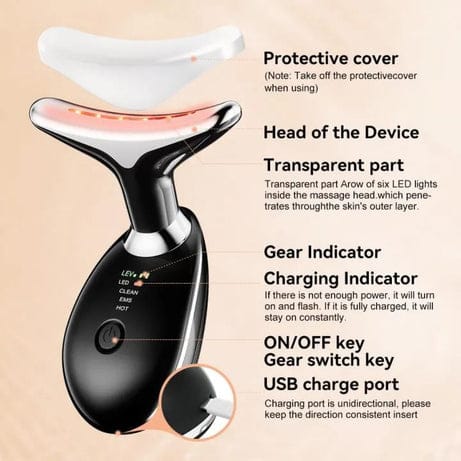 Rechargeable Neck & Face Massager - Image 4