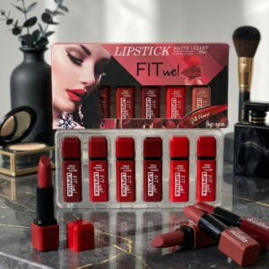 Fitme High Pigmented Velvet Matte Lipstick Set - Long Lasting Smooth Intense