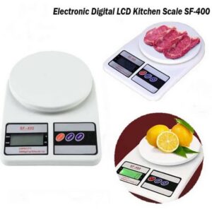 Kitchen Scale - High Precision Digital Electronic Food Weight Measurement Device Compact