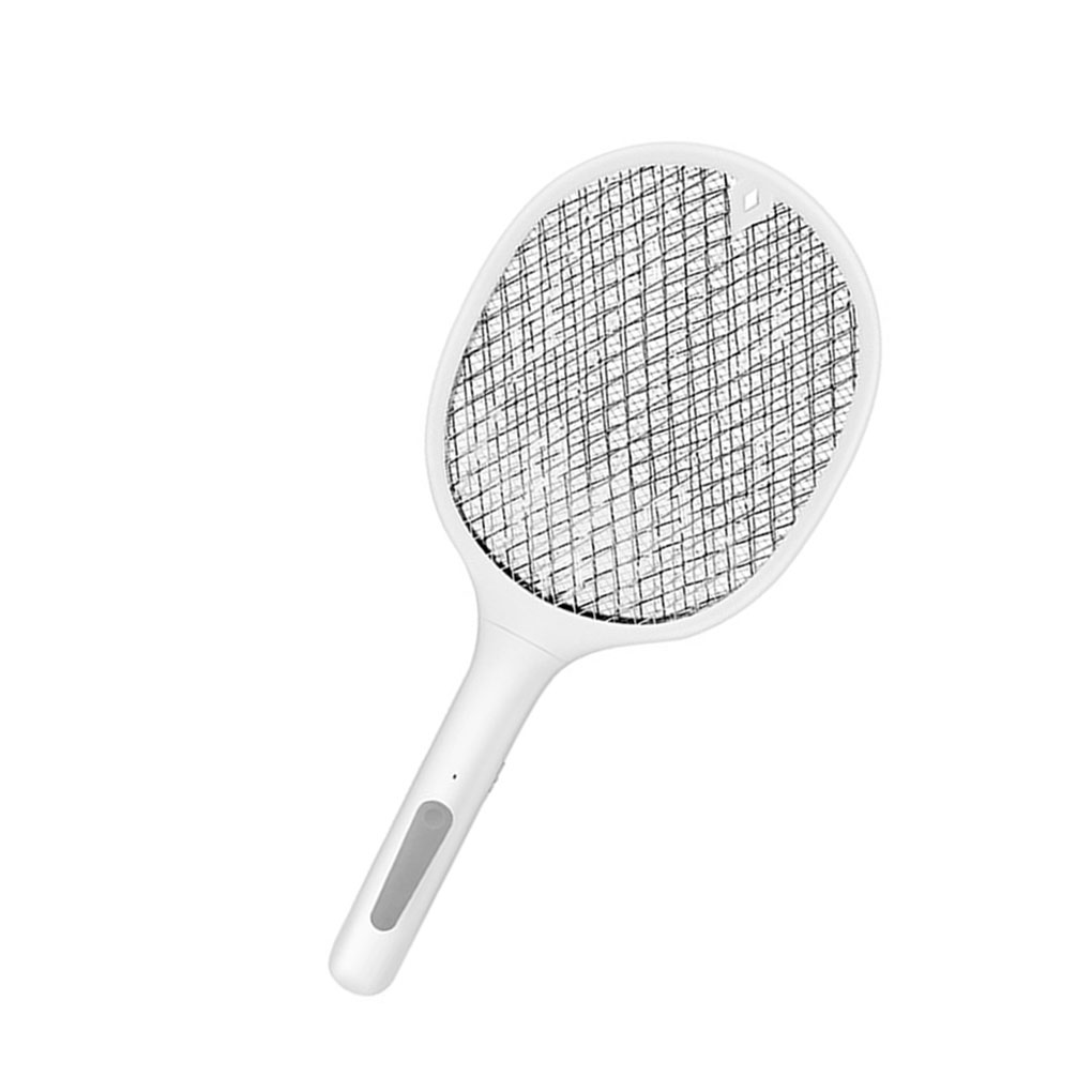 Mosquito Racket Electric Fly Swatter Powerful USB Rechargeable Grid 3-Layer Mesh Home - Image 4