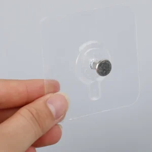 (1pcs) Adhesive Screw Sticker Hook Heavy Duty Stick on Door Nail Free