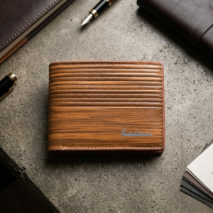 Fuerdanni Luxury Classic Bifold Wallet – Elegant Textured Synthetic Leather Wallet