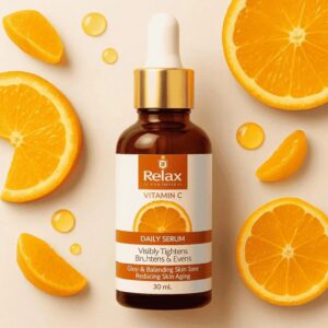 Relax Vitamin C Daily Face Serum – Brightening, Anti-Aging & Hydrating Formula
