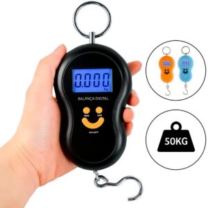 DIGITAL HANGING SCALE 50kg ABS LCD Display Strap Travel Multifunctional Digital Luggage