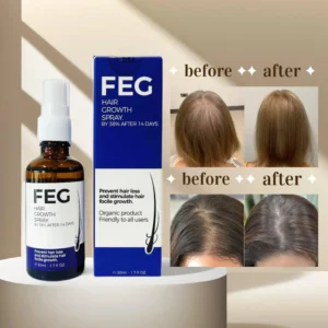 FEG PLUS Hair & Beard Regrowth Spray – Anti Hair Loss Formula