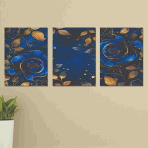 Set of 3 Wall Art Wooden Phototile Frames for Wall Decor