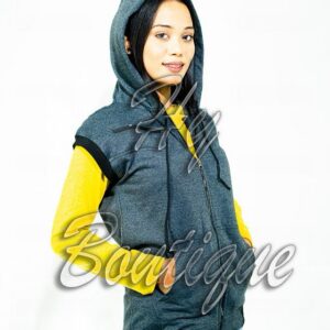 Winter Collection Dark Grey Sleeveless Jacket