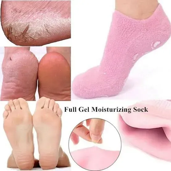 Spa Gel Moisturizing Socks Anti Slip Heel Care Socks - Image 4