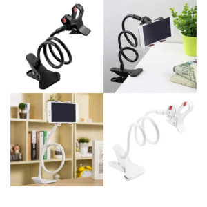Mobile Phone Stand 360° Rotating Flexible Holder Powerful Grip Bedside Lazy Snake