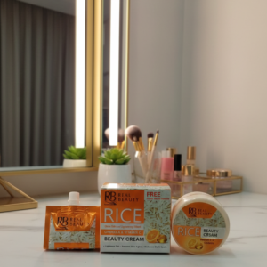 RB Rice Beauty Cream Free Face Wash Included Brightening & Nourishing Skincare