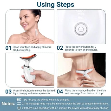 Rechargeable Neck & Face Massager