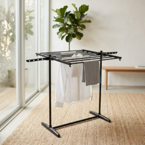 Folding Cloth Drying Stand Multi-Tier Laundry Organizer