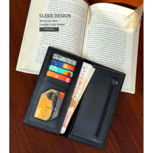 Rustic Finish Long Wallet