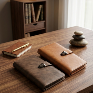 Men’s Large Capacity Leather Wallet Zipper Closure Multiple Card Slots Stylish &