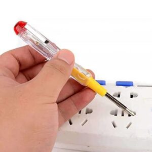 2Pcs Screwdriver Tester Set Durable, Low Voltage Sharp Tip & Unbreakable Handle