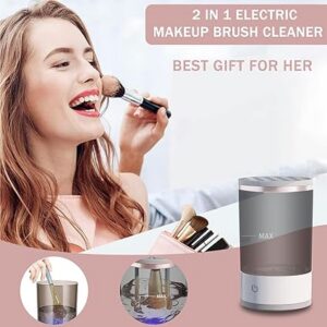 3 In 1 Electric Makeup Brush Cleaner Automatic Make Up Brush Holder