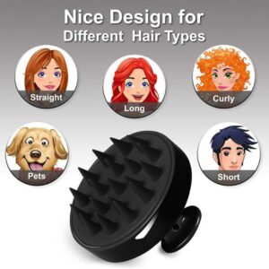 1 Piece Scalp Shampoo Massager Brush Scalp Hair Scrubber