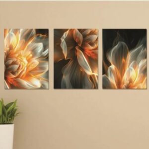 Set Of 3 Sticky Wooden Canvas Frames