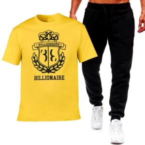 Premium Micro Men’s Tracksuit Billionaire Print – Comfortable Sportswear Gym & Workout