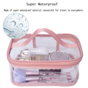 Cosmetic Organizer Makeup Brush Bag Cosmetics Transparent Multifunction Large Waterproof Portable Travel