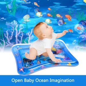 Baby Water Play Mat Inflatable Tummy Time Activity Play Mat