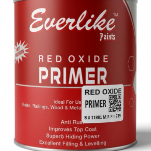 Everlike Red Oxide Primer 0.91 Liter – Anti Rust Metal & Wood Primer