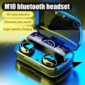 M10 TWS Bluetooth 5.3 Earbuds M10 LED Display Wireless Earphones
