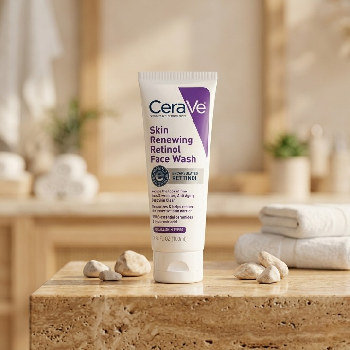 Renewing Retinol Face Wash – Anti-Aging Cleanser - Image 3