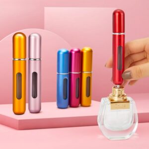 Refillable Mini Perfume Spray Bottle Spray Atomizer 5 Ml Portable, Leak-Proof, And