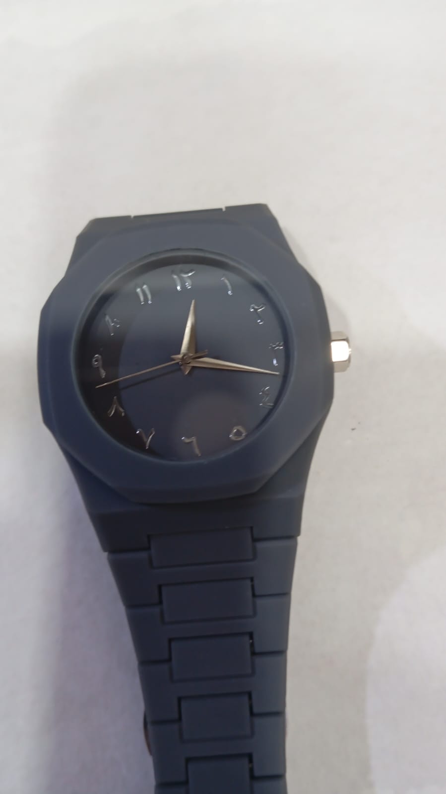 The Noir Eastern Minimalist – Matte Black Octagonal Timepiece ( without box) - Image 5