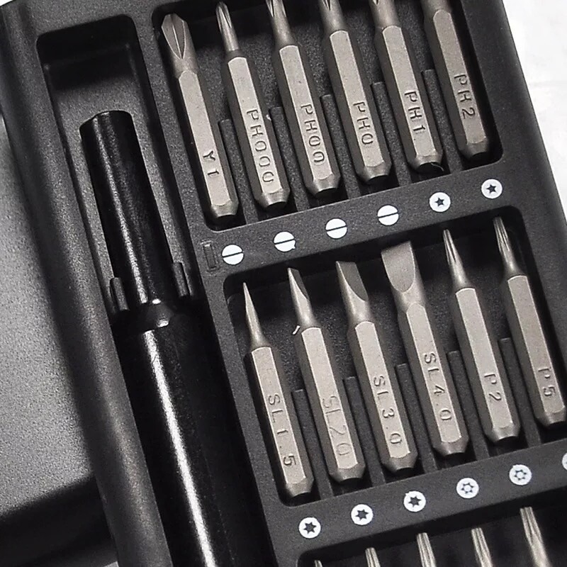 24 In 1 Screwdriver Bit Set Magnetic Disassembly Tool Durable Compact And - Image 3