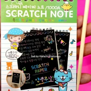 Scratch Note Pad - Rainbow Drawing Draft Books for Children (random book)