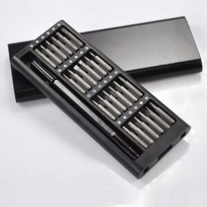 24 In 1 Screwdriver Bit Set Magnetic Disassembly Tool Durable Compact And