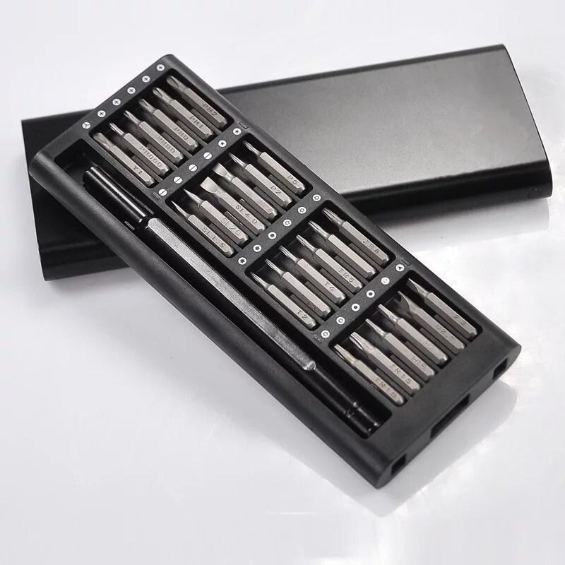 24 In 1 Screwdriver Bit Set Magnetic Disassembly Tool Durable Compact And