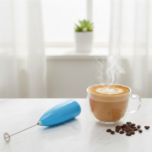 Coffee Beater & Milk Frother – Mini Handheld Egg Whisk, Drink Mixer