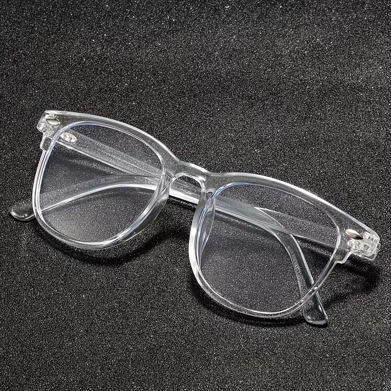 Transparent UV400 Blue Light Blocking Glasses - Image 2