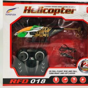 Remote Control Helicopter RFD‑018 2D Full Flight Rechargeable Li‑Po Battery Night Light