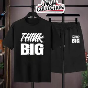 TRACKSUIT - Black Summer Printed Tracksuit
